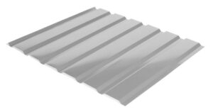 Профнастил С-18 RAL 9006 (серебристый) PE 0.45 фасад