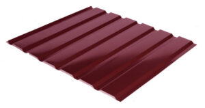 Профнастил С-18 RAL 3005 (бордовый) PE 0.45 фасад