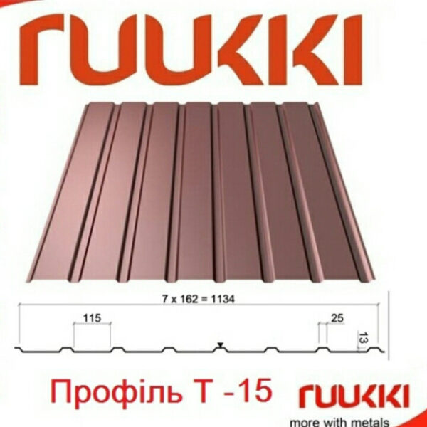 Профнастил Ruukki T20 | 0,5 мм | глянец | Цинк 275 | RR 29 - RR 887 | — изображение 9