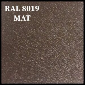 Гладкий лист 0.5 мм RAL 8019 Матовый ArcelorMittal (2000*1250)