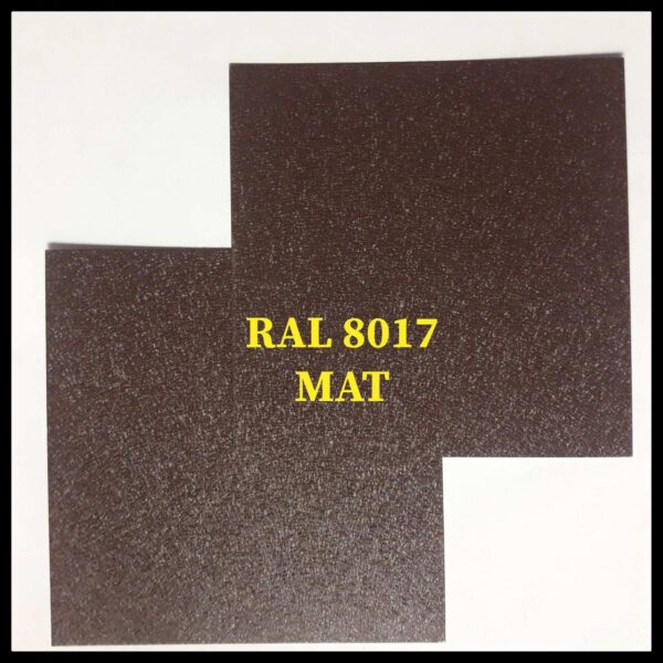 Лист двухсторонний RAL 8017 МАТ 0,7 мм — изображение 8