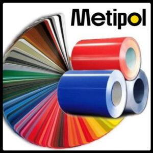 Листовая сталь Metipol 0,45 мм Полимер RAL