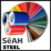 Сталь в рулонах / SeAH Steel / оцинкованная с полимерным покрытием AKZO NOBEL (Юж.Корея) 8017 шоколадно-коричневый — изображение 8