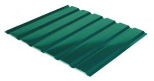 Профнастил С-18 RAL 6005 (зелёный) PE 0.45 фасад