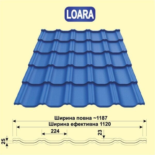 Металочерепиця LOARA 0,5 мм — Blachy Pruszynski — изображение 10