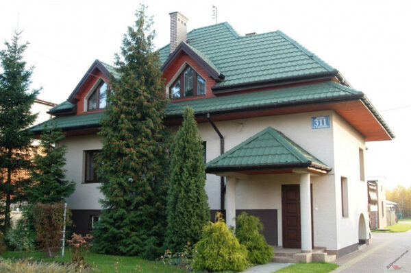 Металочерепиця Rauni RAL 6005 (зелена) PE 0,45 Standart Китай — изображение 5