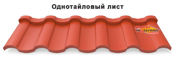 Модульна Черепиця Arad Modus RAL 6005 (зелена) PURMAT 0,5 мм "BLACHY PRUSZYNSKI" — изображение 3