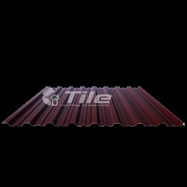 Профнастил TILE H-20 толщиной 0,5 мм RAL 1015 глянец Arcelor Mital — изображение 5