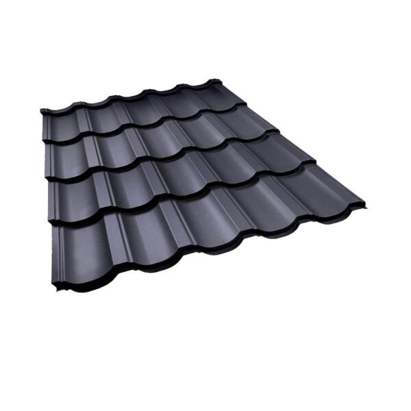 Металочерепиця Modern (Модерн) ArcelorMittal 0,5 Ral 7024 — изображение 10