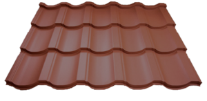 Металочерепиця Modern (Модерн) ArcelorMittal 0,5 Ral 8017 MAT