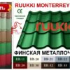 Металочерепиця 0,45 мм | Ruukki Монтеррей | RR 23 | Rough Polimatt — изображение 5
