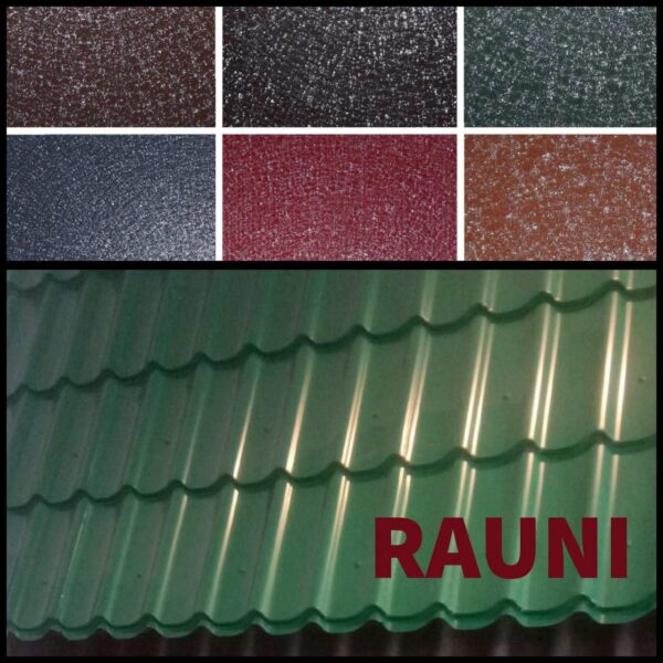 Металочерепиця Rauni RAL 7024 (темно-сіра) MAT 0,45 Premium — изображение 5
