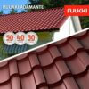 Фінська черепиця | RUUKKI Adamante | RR 750 | теракотовый | 0.5 PURALmat | Ruukki 50 plus — изображение 10