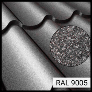 Металочерепиця Модена RAL 9005