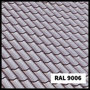 Металочерепиця Модена RAL 9006