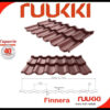 Модульна черепиця Ruukki Finnera™ | 0,52 мм | Crown BT RR 887 коричнева — изображение 3