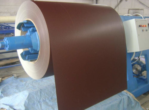 Сталь 0,5 мм листова PE  ⁇  MittalSteel (Польща) RAL 8017 — изображение 4