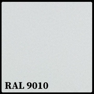 Гладкий лист 0,7 мм  ⁇  RAL  ⁇  MittalSteel  ⁇  Zn 225  ⁇  9010 — Блідо Білий