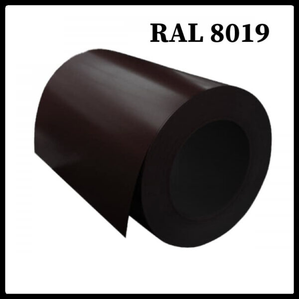 Сталь 0,5 мм листова PE  ⁇  MittalSteel (Польща) RAL 8019 — изображение 5