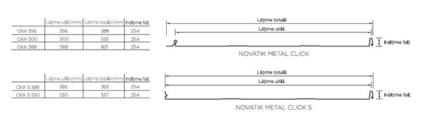 Кликфальц - Novatik METAL CLICK Mat 356 мм — изображение 5