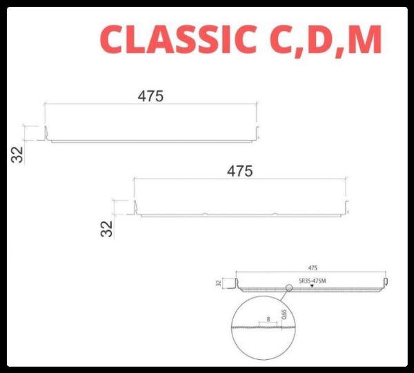 Фальцевая кровельная панель Ruukki Classic Pural Matt BT — изображение 9